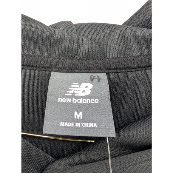 NWT New Balance SS Fleece BP Hoodie in Black size Medium - Picture 5 of 6